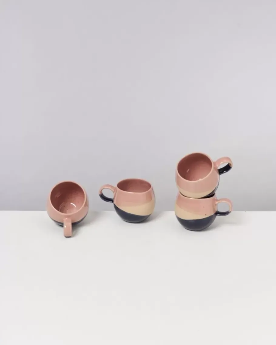 Cheap Bica Tasse Klein Pink Navy Cream Tassen & Becher