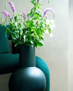 Hot Bola Vase L Dunkelgrun Vasen
