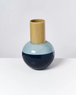 Shop Bola Vase L Grun Mint Navy Vasen