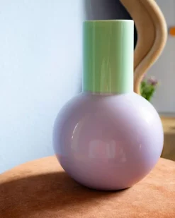 Store Bola Vase L Pastell Mint Lila Bola L
