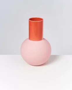 New Bola Vase L Rose Coral Bola L