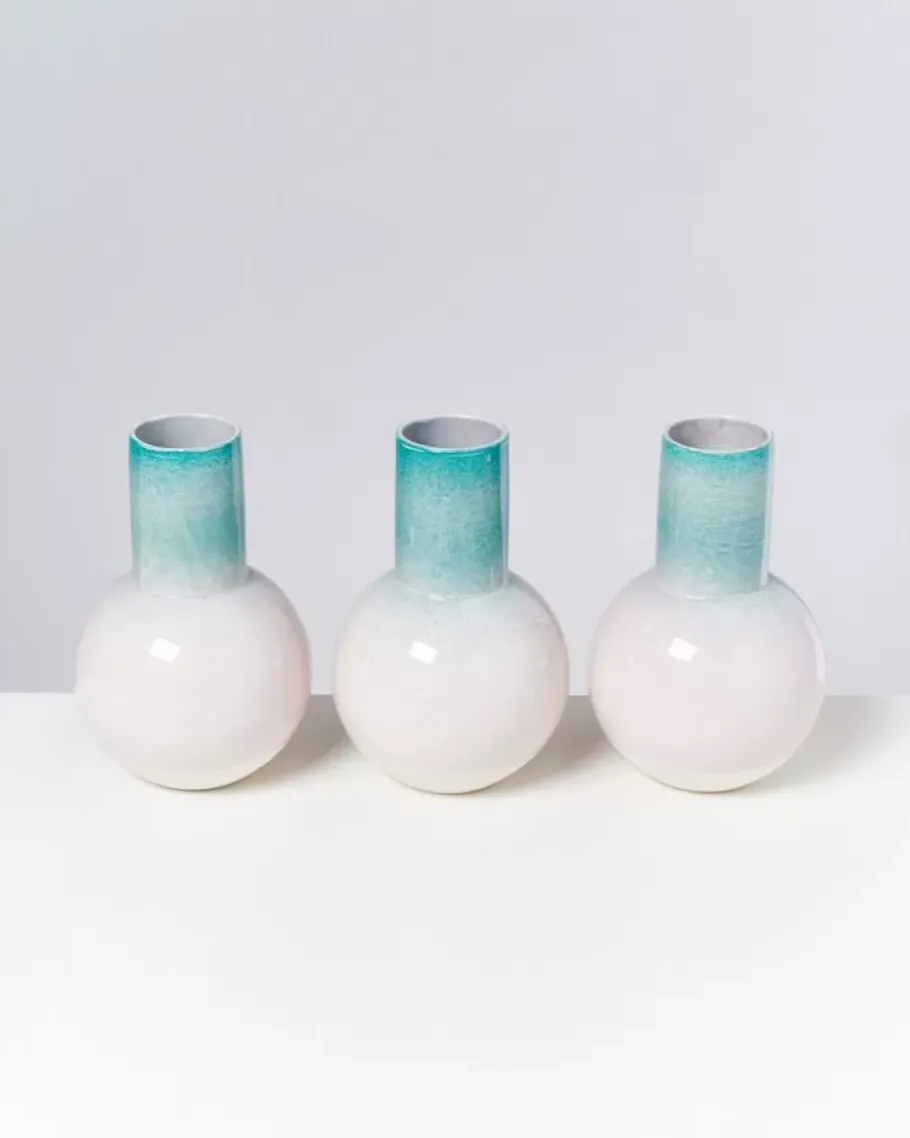 Discount Bola Vase M Grun Rosa Gesprenkelt Vasen