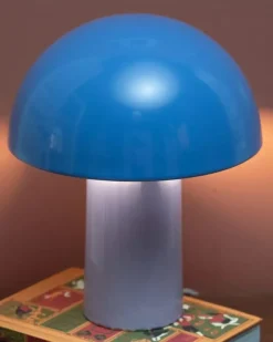 Flash Sale Cogumelo Keramiklampe Cornflower Lila Lampen