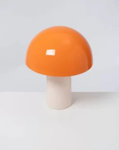 Cheap Cogumelo Keramiklampe Orange Sand Lampen