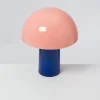 Flash Sale Cogumelo Keramiklampe Rosa Blau Lampen