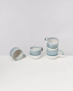 Outlet Coimbra 4Er Set Tasse Gros Graublau Tassen & Becher Sets