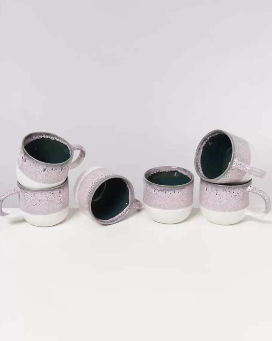 Sale Coimbra 6Er Set Teetasse Rosa Grun 6 Teilige Sets