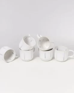 Store Coimbra 6Er Set Teetasse Weis Blau Tassen & Becher Sets