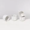 Hot Coimbra 4Er Set Teetasse Weis Blau Tassen & Becher