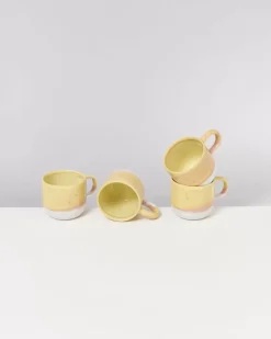 Clearance Coimbra Tasse Gros Gelb Tassen & Becher