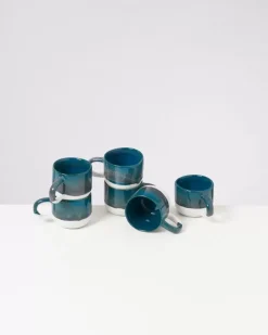 Sale Coimbra Tasse Klein Petrol Tassen & Becher