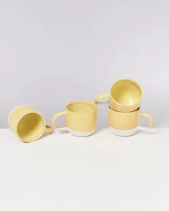 New Coimbra Teetasse Gros Gelb Große Tassen