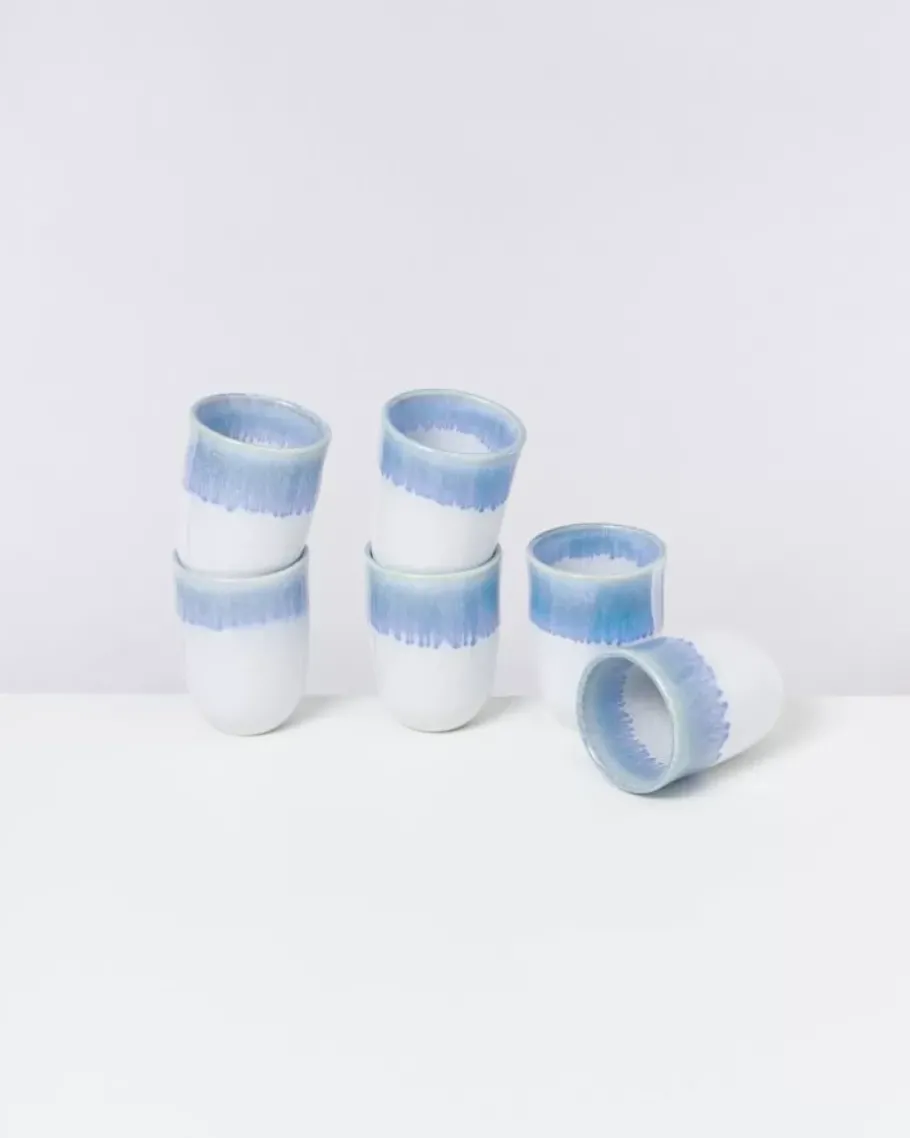 Online Copa Alto Becher Gros Blau Weis Große Becher