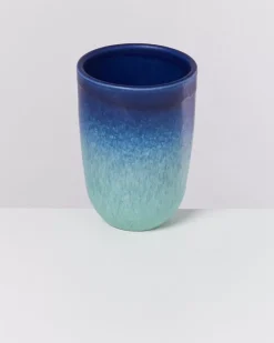 Best Sale Copa Alto Becher Gros Blau Turkis Tassen & Becher