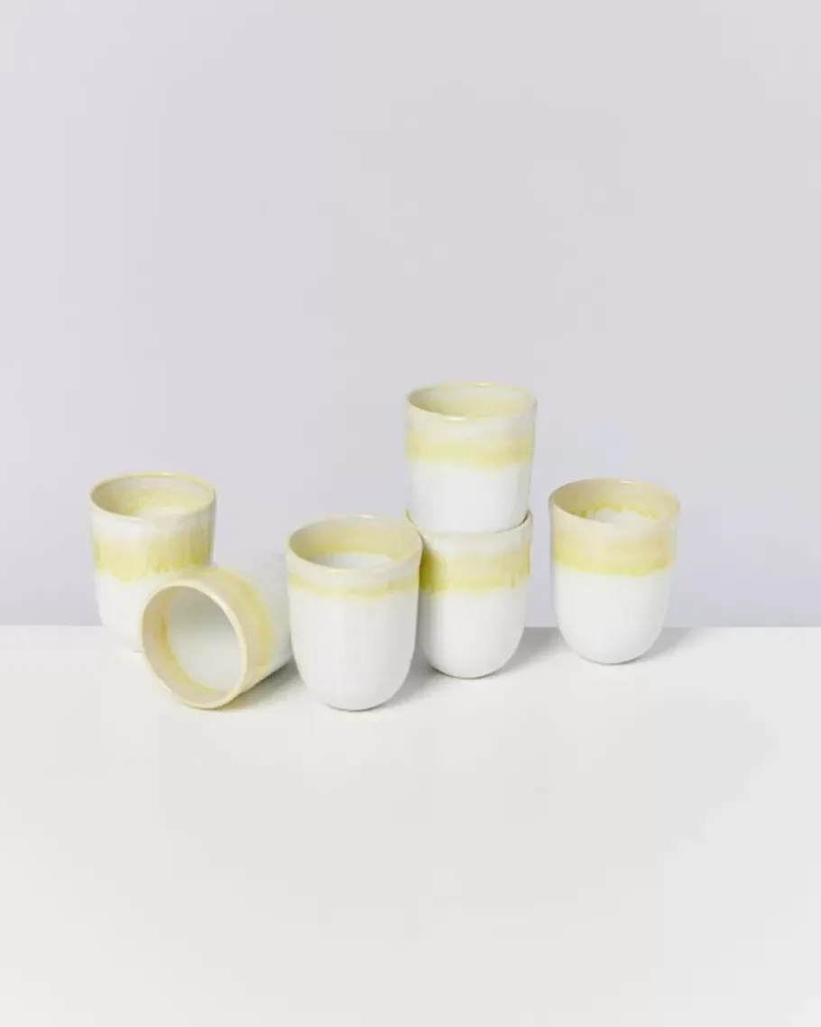 Cheap Copa Alto Becher Gros Gelb Große Becher