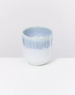 Cheap Copa Alto Becher Klein Blau Weis Kleine Becher