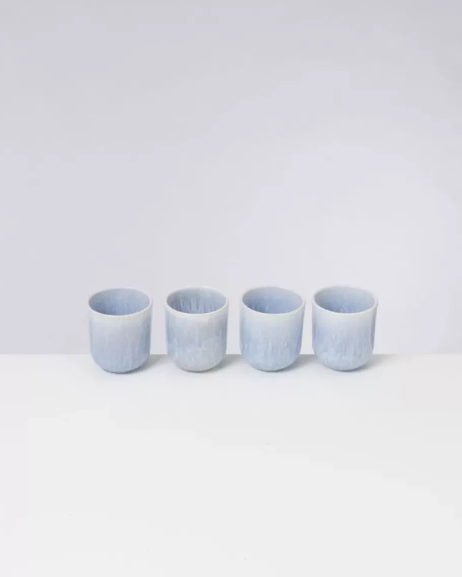 Cheap Copa Alto Becher Klein Blau Tassen & Becher