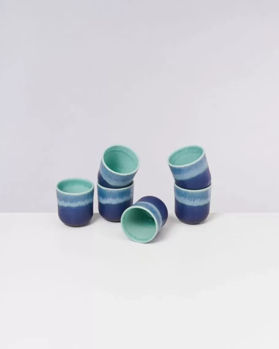 Fashion Copa Alto Becher Klein Turkis Kleine Becher