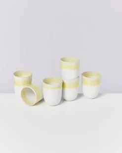 New Copa Alto 6Er Set Becher Gros Gelb 6 Teilige Sets