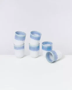 Sale Copa Alto 6Er Set Becher Gros Blau Weis 6 Teilige Sets