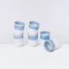Cheap Copa Alto 6Er Set Becher Gros Blau Weis Tassen & Becher