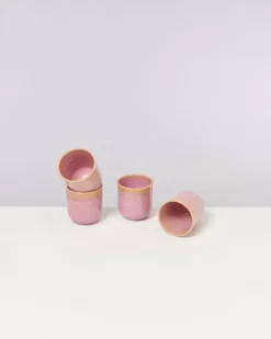 Store Copa Alto 4Er Set Becher Klein Gelb Rose Tassen & Becher Sets