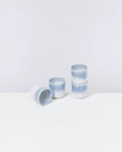 Cheap Copa Alto 4Er Set Becher Klein Blau Weis 4 Teilige Sets
