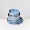 New Cordoama Blau Gesprenkelt - 8 Teiliges Set Geschirr Sets