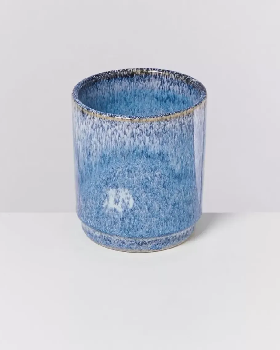 Outlet Cordoama 4Er Set Becher Gros Blau Gesprenkelt Tassen & Becher Sets
