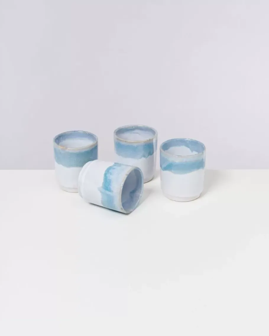 Best Cordoama 4Er Set Becher Gros Aqua 4 Teilige Sets
