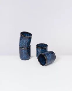 Hot Cordoama 4Er Set Becher Gros Dunkelblau 4 Teilige Sets