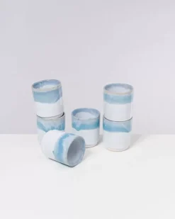 New Cordoama 6Er Set Becher Gros Aqua Tassen & Becher Sets