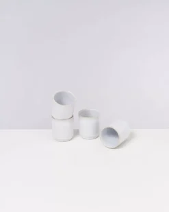 Outlet Cordoama 4Er Set Becher Klein Weis Tassen & Becher