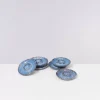 New Cordoama 6Er Set Eierbecher Blau Gesprenkelt Eierbecher