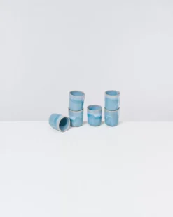 Best Cordoama 6Er Set Espressobecher Aqua Tassen & Becher