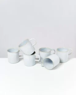 Fashion Cordoama 6Er Set Tasse Gros Azur 6 Teilige Sets