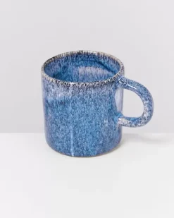 Discount Cordoama 4Er Set Tasse Gros Blau Gesprenkelt 4 Teilige Sets
