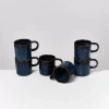 Flash Sale Cordoama 6Er Set Tasse Gros Dunkelblau 6 Teilige Sets