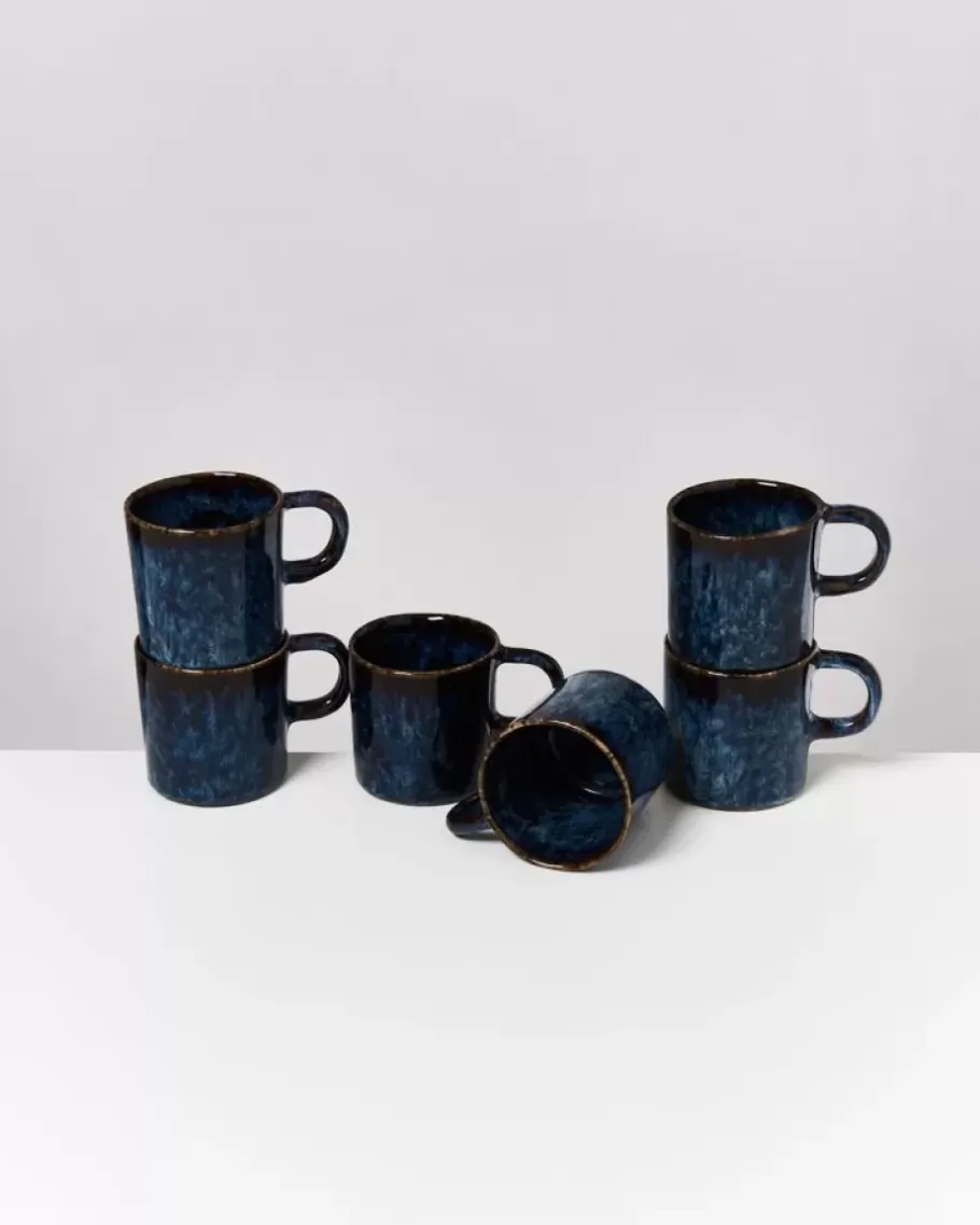 Discount Cordoama 6Er Set Tasse Gros Dunkelblau Tassen & Becher Sets