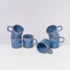 Best Sale Cordoama 6Er Set Tasse Gros Blau Gesprenkelt Tassen & Becher Sets