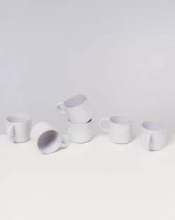 Best Cordoama 6Er Set Tasse Klein Weis Tassen & Becher Sets