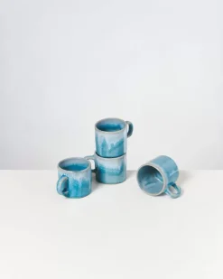 Cheap Cordoama 4Er Set Tasse Klein Aqua Tassen & Becher Sets