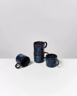 Best Sale Cordoama 4Er Set Tasse Klein Dunkelblau Tassen & Becher Sets