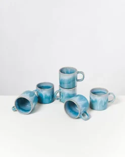Shop Cordoama 6Er Set Tasse Klein Aqua Tassen & Becher Sets