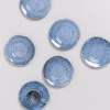 Discount Cordoama Espresso-Untertasse Blau Gesprenkelt Tassen & Becher