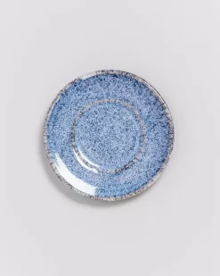 Discount Cordoama Espresso-Untertasse Blau Gesprenkelt Tassen & Becher