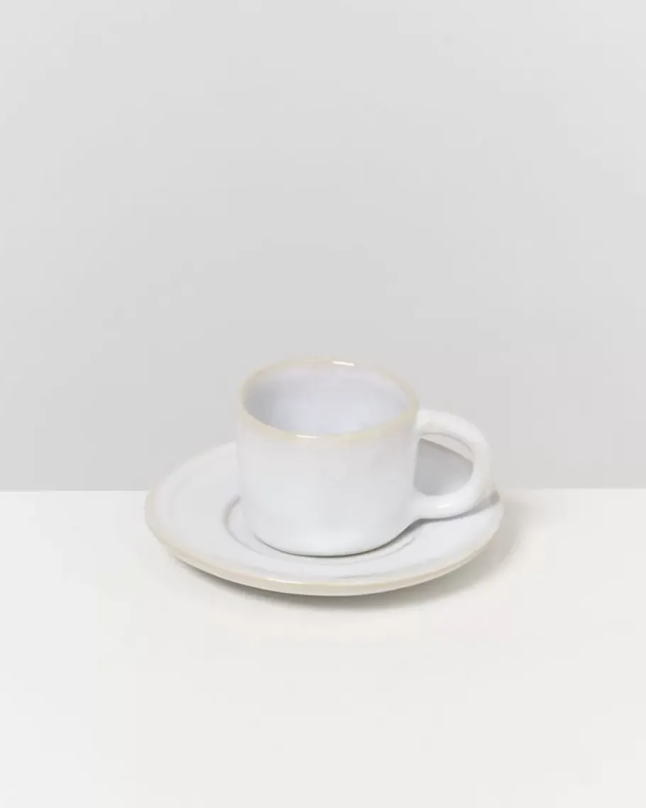 Discount Cordoama Espresso-Untertasse Weis Tassen & Becher