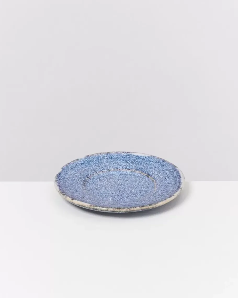 Discount Cordoama Espresso-Untertasse Blau Gesprenkelt Untertassen