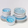 Hot Cordoama Klassik Aqua - 24 Teiliges Set Geschirr Sets