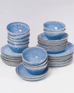 Best Sale Cordoama Klassik Blau Gesprenkelt - 40 Teiliges Set 40 Teilige Sets